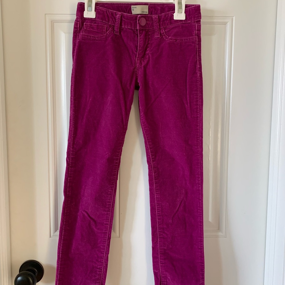 ✨SOLD✨ Girl’s Bright Purple Color Stretch Pants